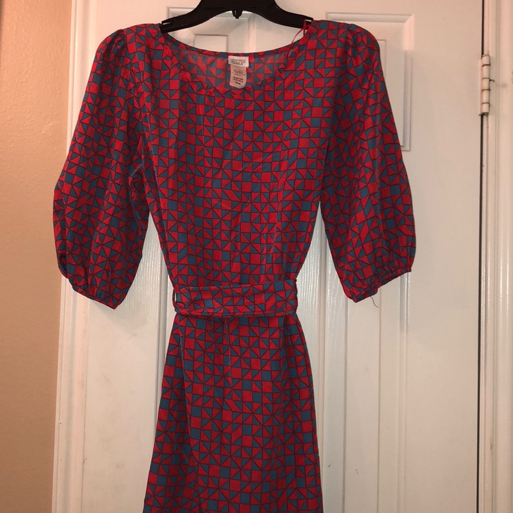 Patterned Loose Fitted Dress